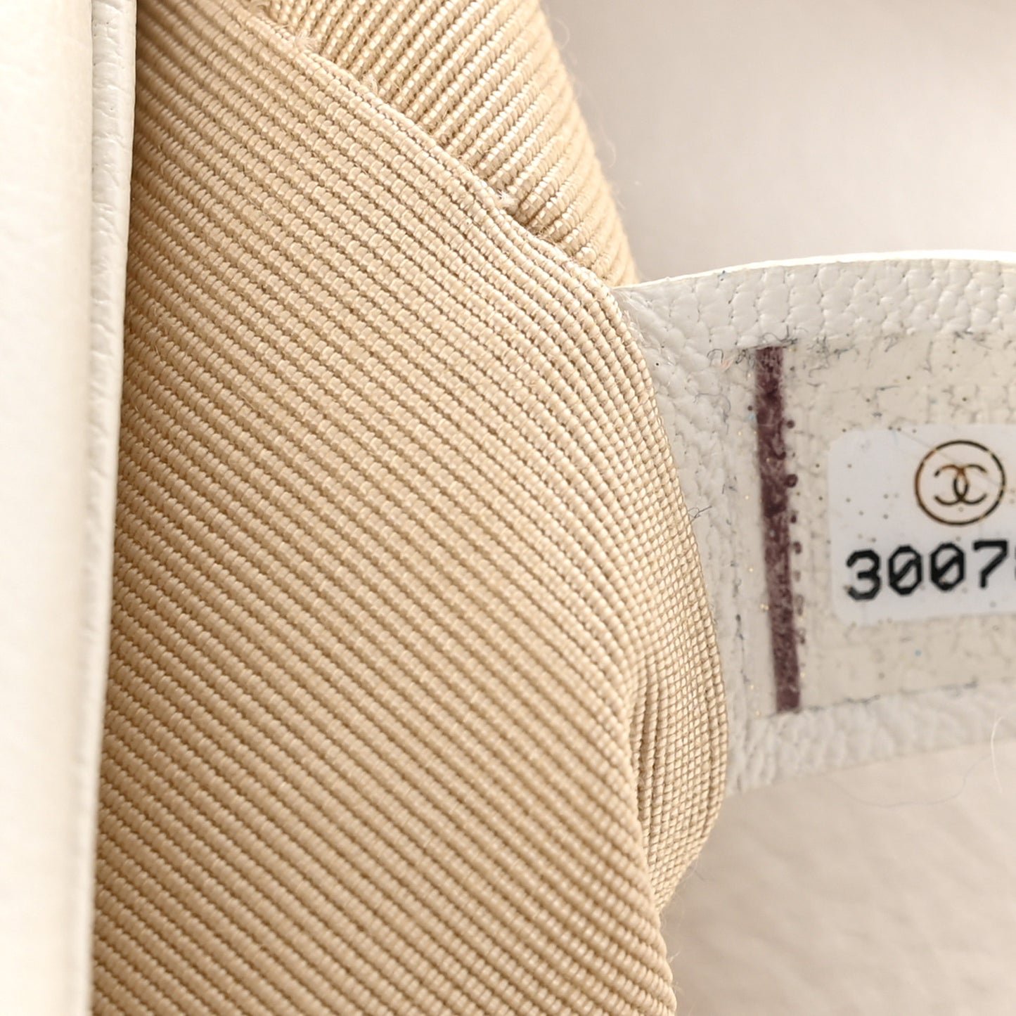 Goatskin Quilted Large Chanel 19 Flap White
