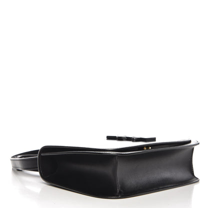 Saint Laurent Smooth Calfskin Small Spontini Saddle Bag Black 4 of 6