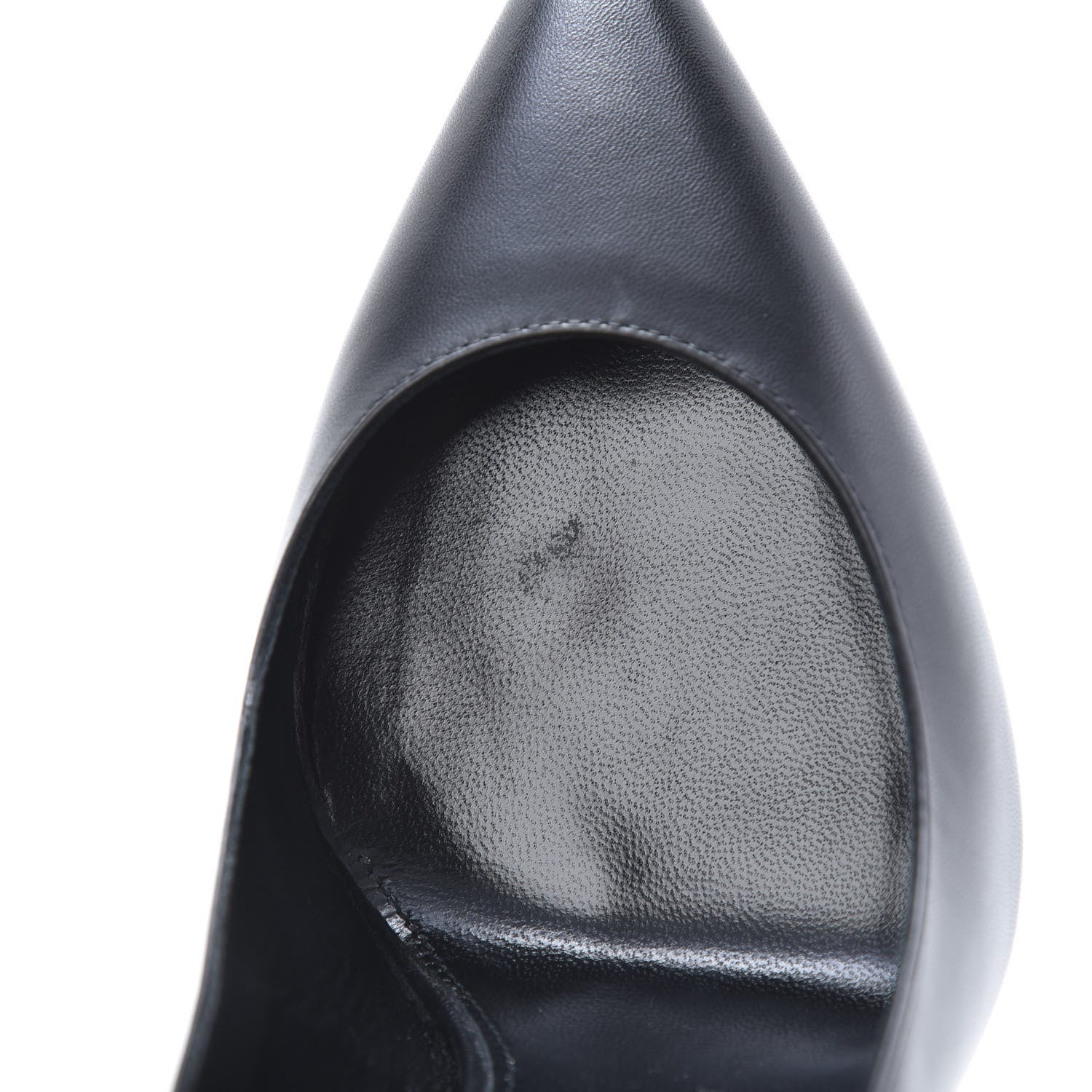 Saint Laurent Calfskin Opyum 110 Pumps 38 Black Gold 8 of 10