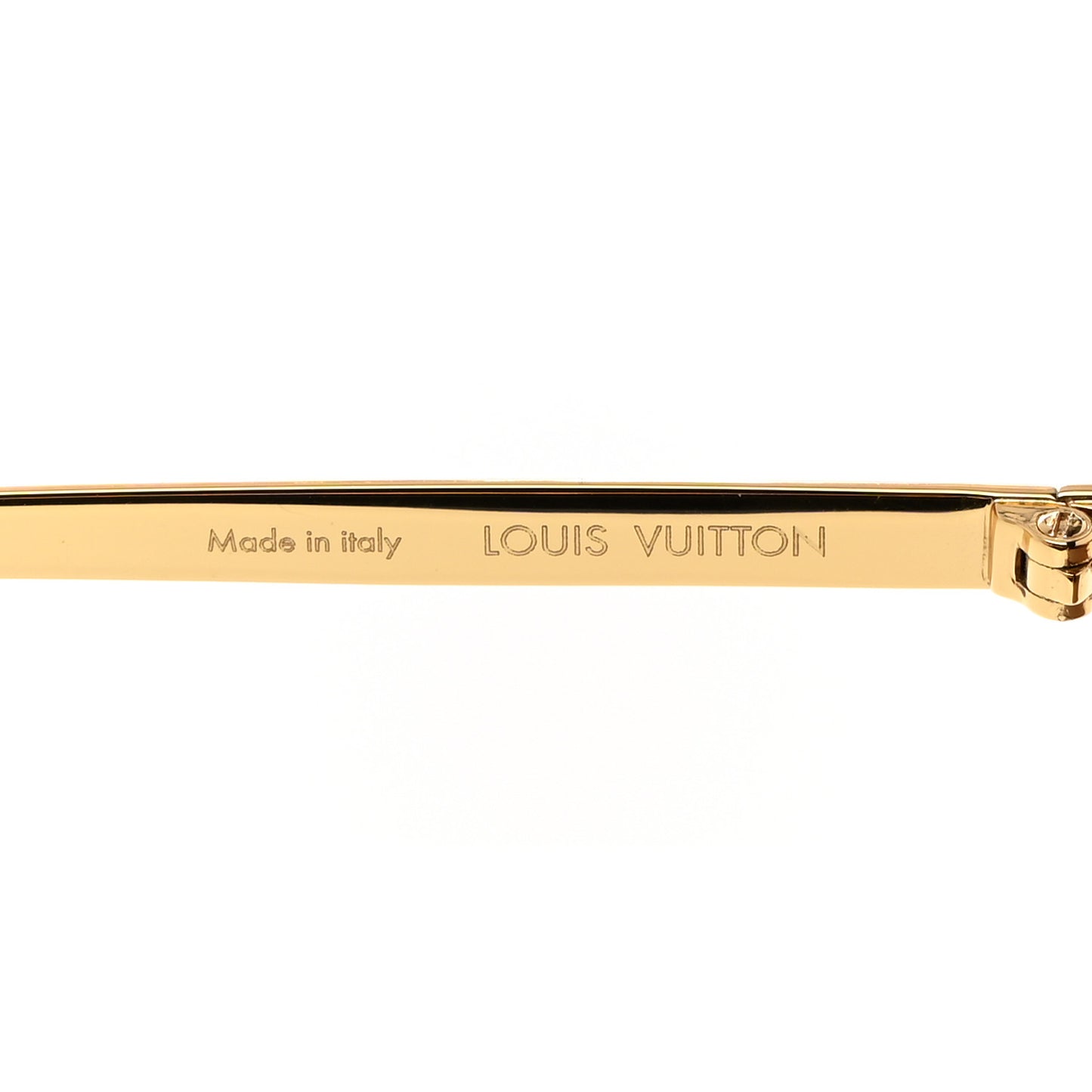 Metal LV Golden Mask Sunglasses Z1717U Gold