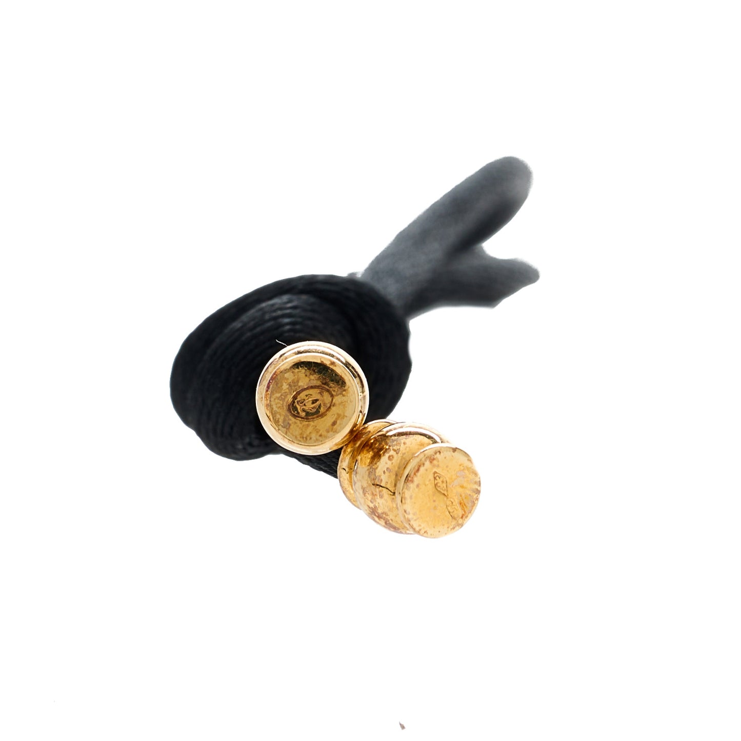 18K Yellow Gold Ruby Le Braiser du Dragon Pendant Cord Necklace