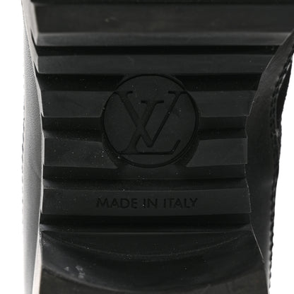 Louis Vuitton Suede Monogram Laureate Platform Desert Boots 40 Kaki Black 8 of 8