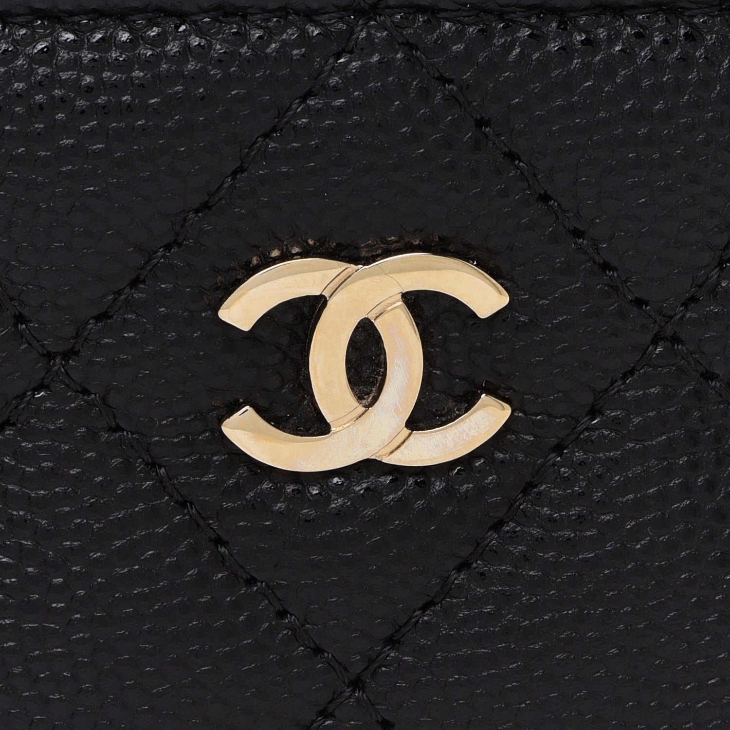 Chanel Caviar Quilted Small Vanity Case With Chain Black 8 of 10