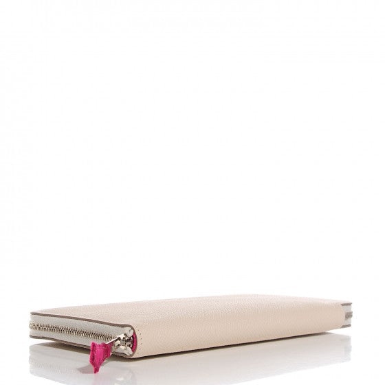 Hermes Silk'in Wallet Craie Rose Tyrien 4 of 19