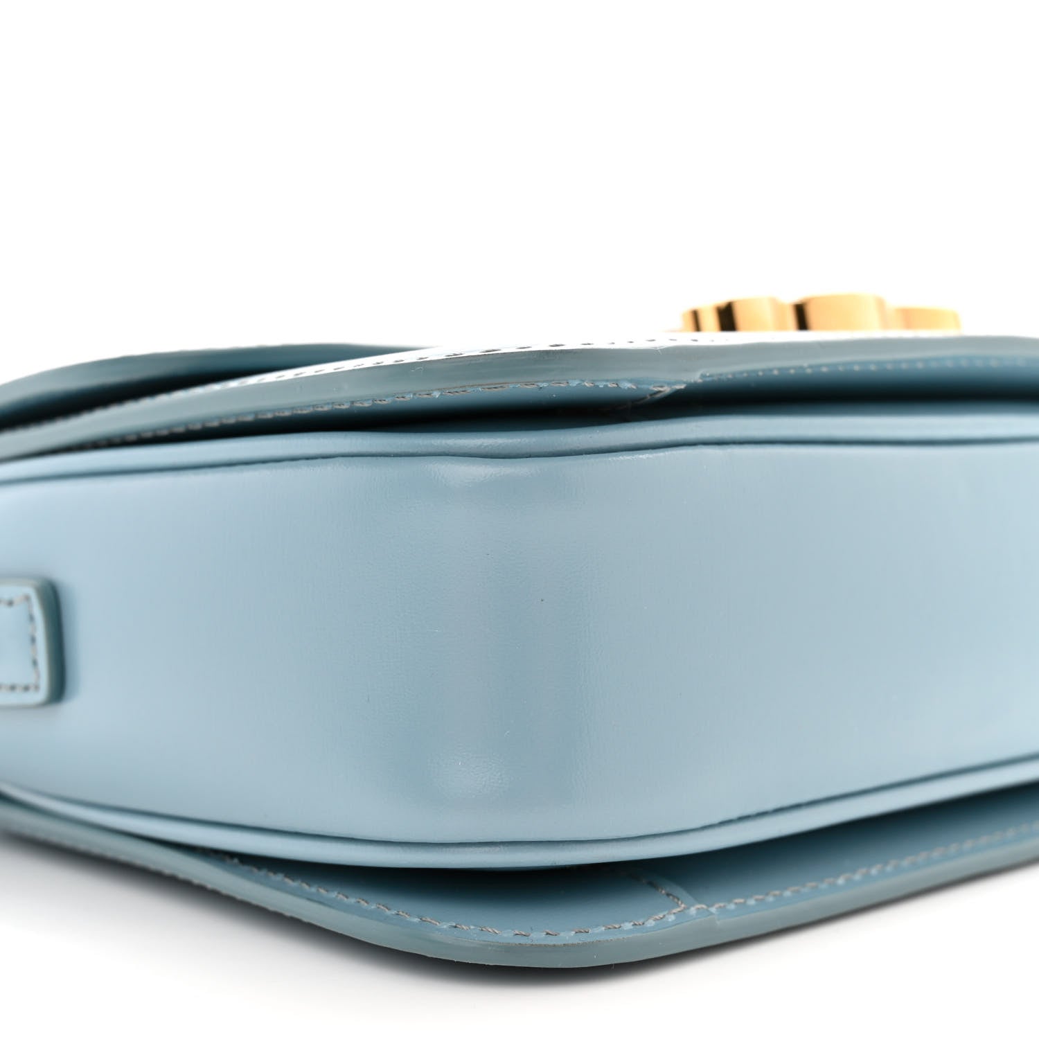 Celine Shiny Calfskin Teen Triomphe California Blue 8 of 10