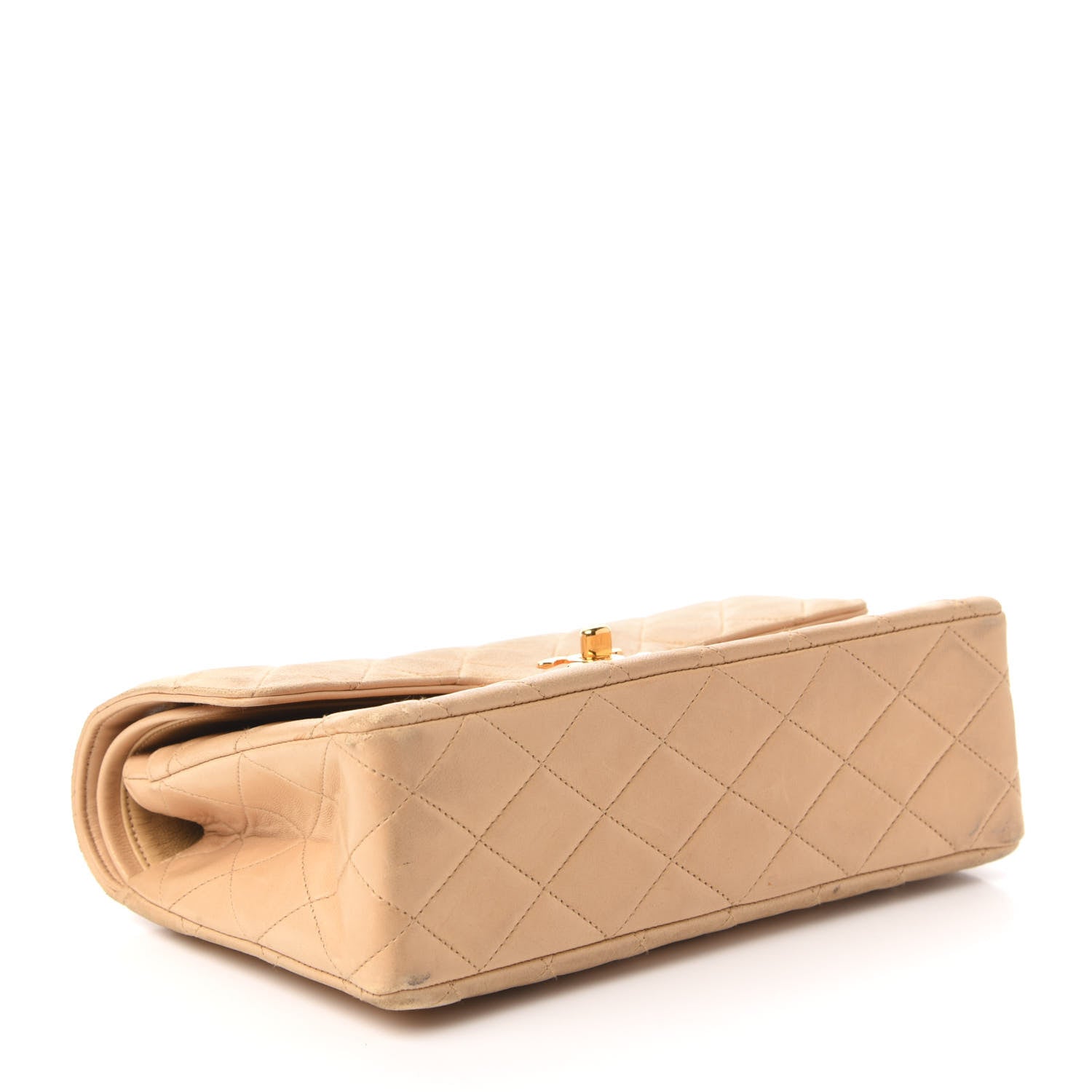 Chanel Lambskin Quilted Small Double Flap Beige 5 of 14