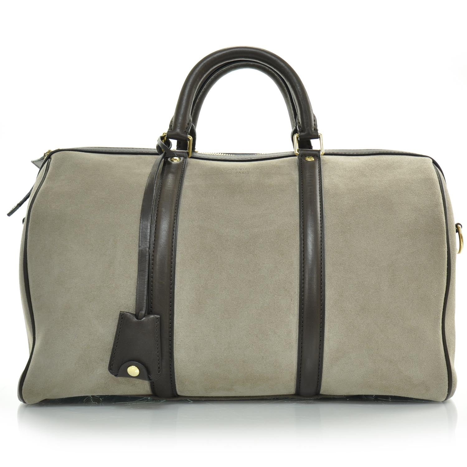 Louis Vuitton Suede Calfskin SC Bag Beige 1 of 8