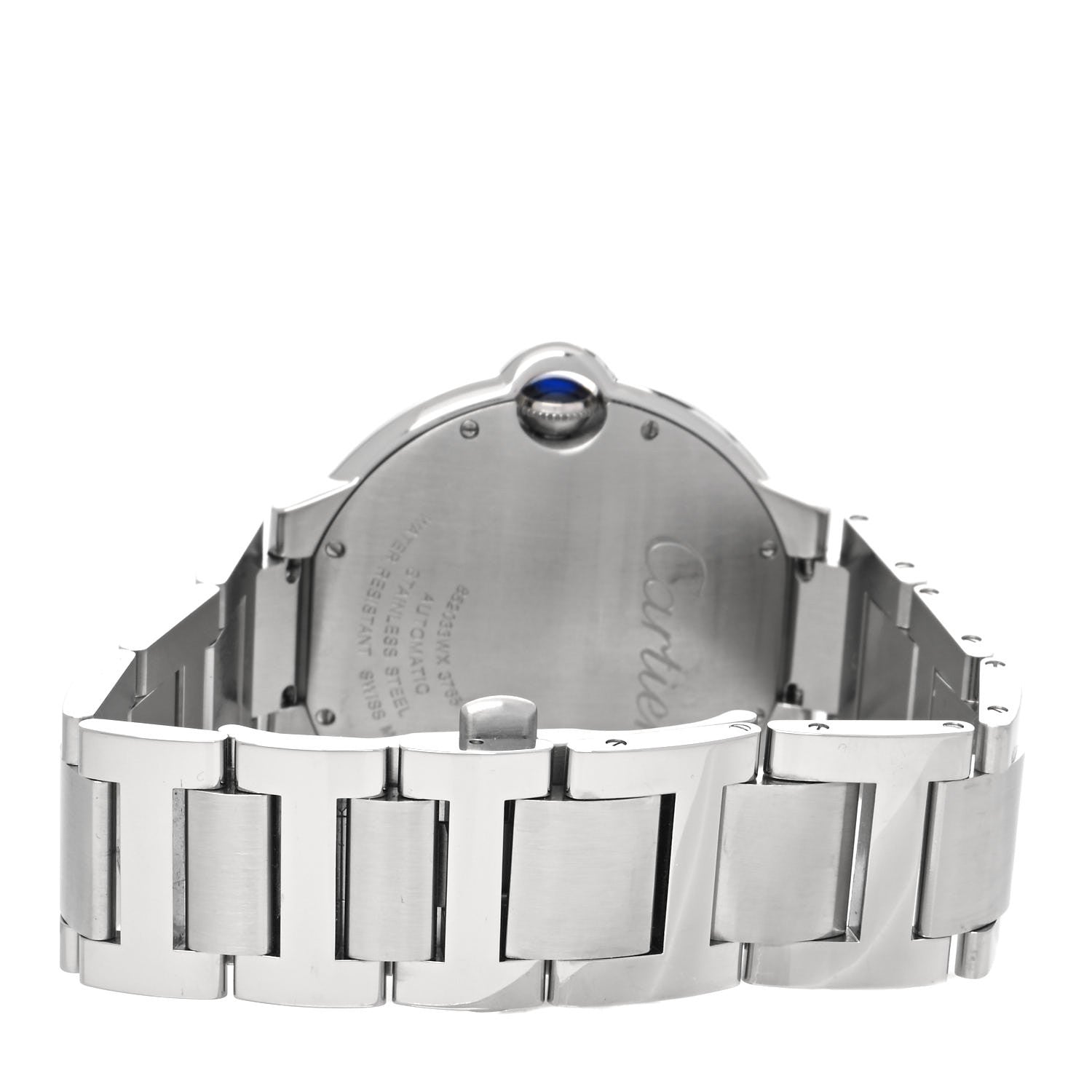 Cartier Stainless Steel 42mm Ballon Bleu De Cartier Automatic Watch 3 of 5