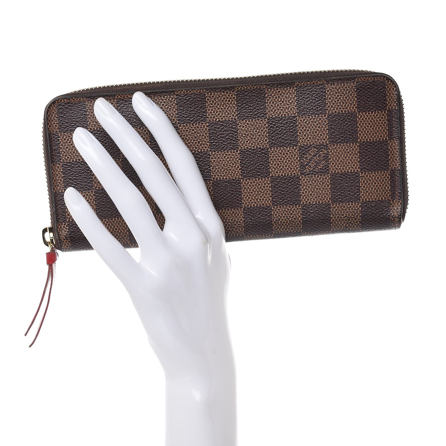 Louis Vuitton Damier Ebene Clemence Wallet 2 of 12