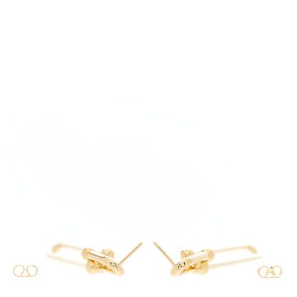 Tiffany 18K Yellow Gold HardWear Double Long Link Earrings 3 of 4