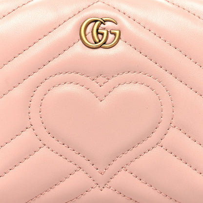 Gucci Calfskin Matelasse GG Marmont Cosmetic Case Perfect Pink 8 of 11