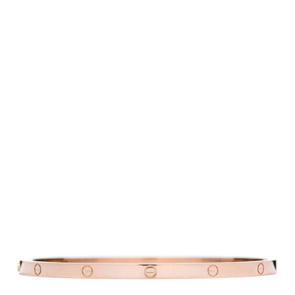 Cartier 18K Pink Gold Small LOVE Bracelet 18 2 of 4