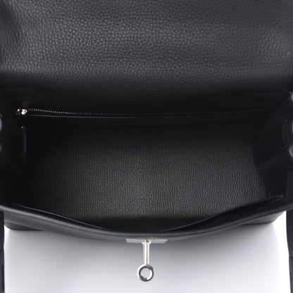 Hermes Togo Kelly Retourne 28 Black 8 of 32