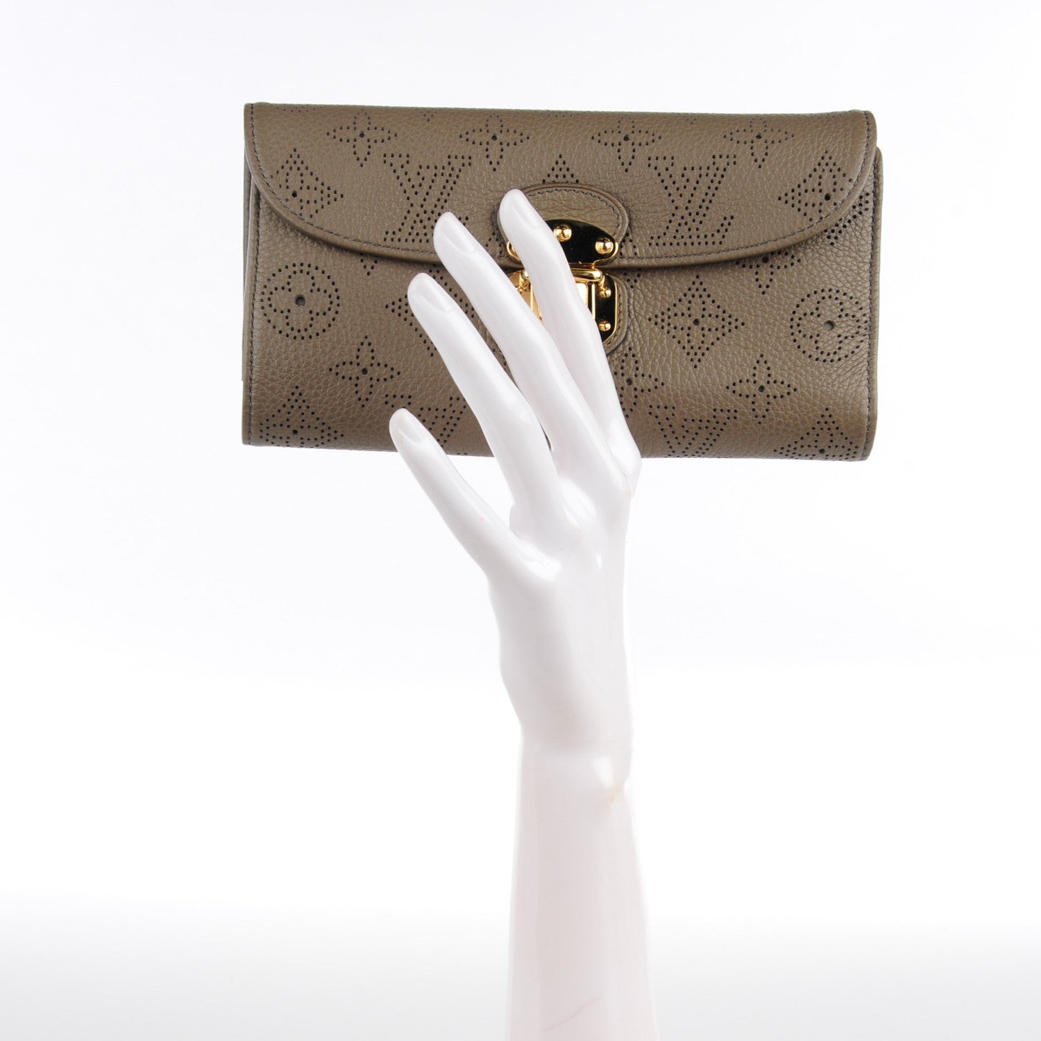 Louis Vuitton Mahina Amelia Wallet Taupe 2 of 8