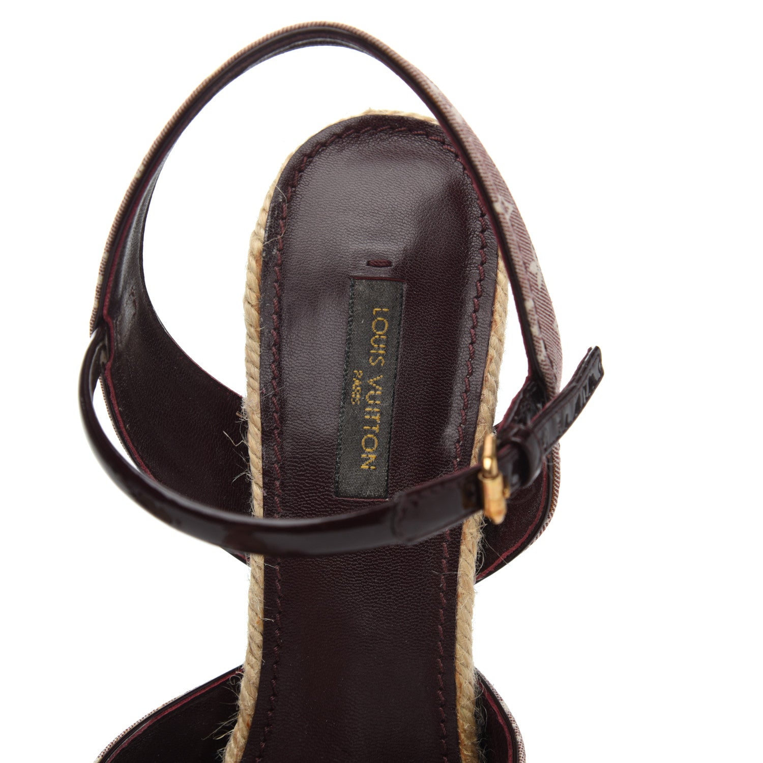 Louis Vuitton Monogram Idylle Majorca Espadrille Wedge Sandals 40 Sepia 16 of 22