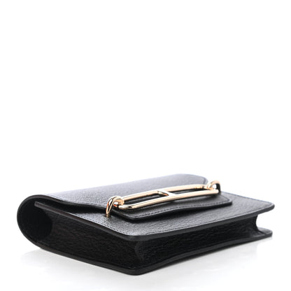 Hermes Chevre Mysore Roulis Slim Wallet Black 3 of 4
