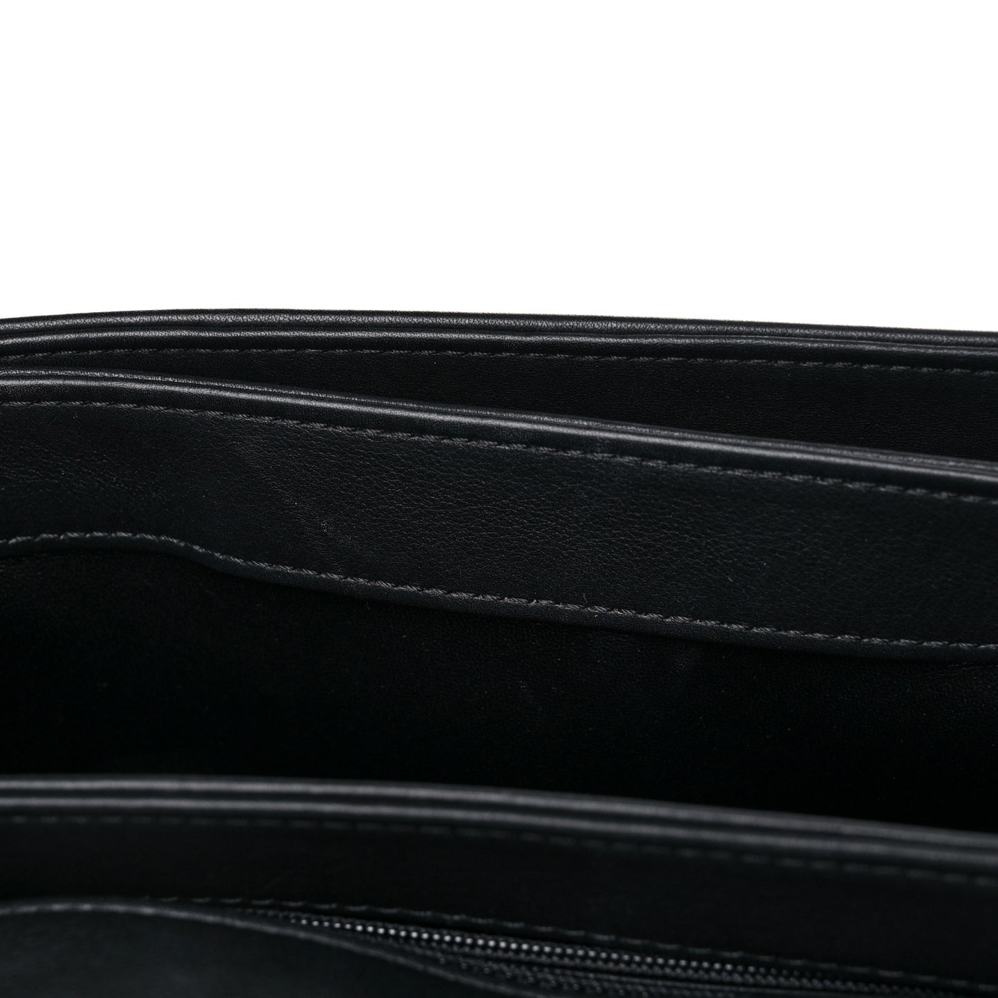 Calfskin Small Trendy CC Dual Handle Flap Bag Black