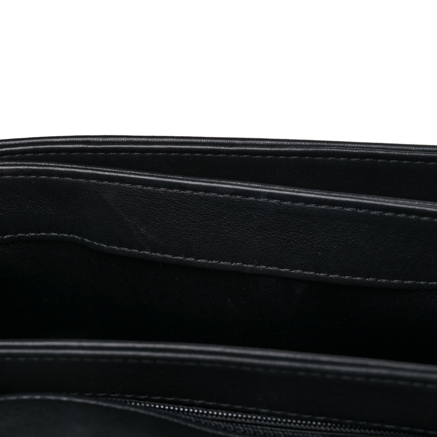 Chanel Calfskin Small Trendy CC Dual Handle Flap Bag Black 14 of 15