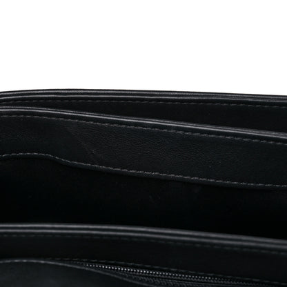 Chanel Calfskin Small Trendy CC Dual Handle Flap Bag Black 14 of 15