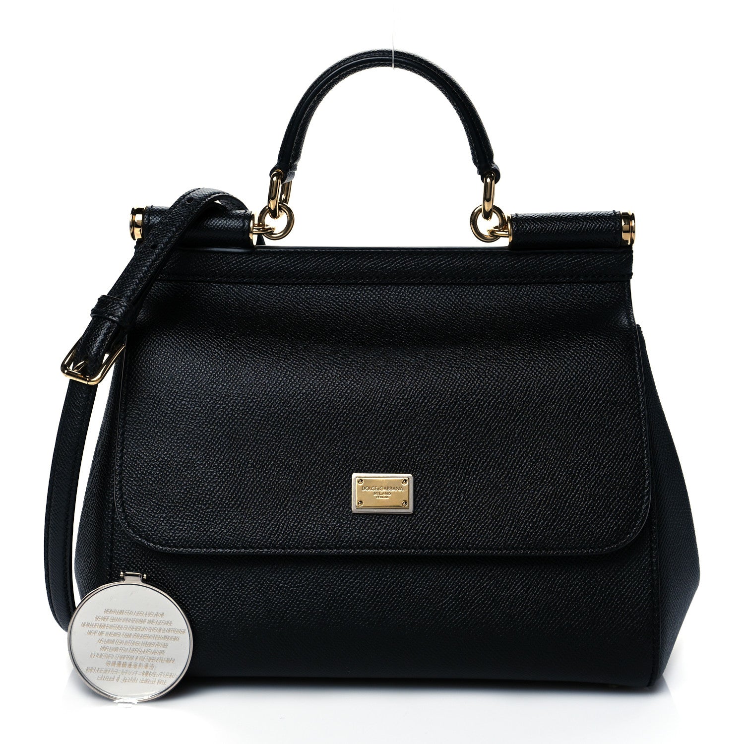 Dolce & Gabbana Dauphine Medium Miss Sicily Satchel Black 1 of 10