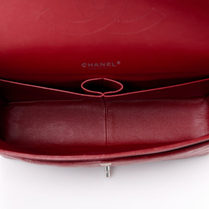 Chanel Caviar Quilted Maxi Double Flap Dark Red 5 of 12