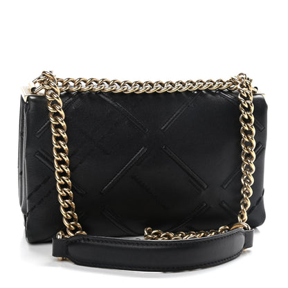 Versace Nappa Palazzo Quilted Shoulder Bag Black 3 of 11
