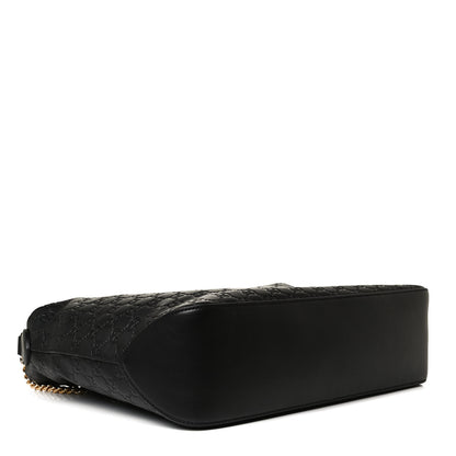 Gucci Guccissima Signature Large Linea A Hobo Black 4 of 13