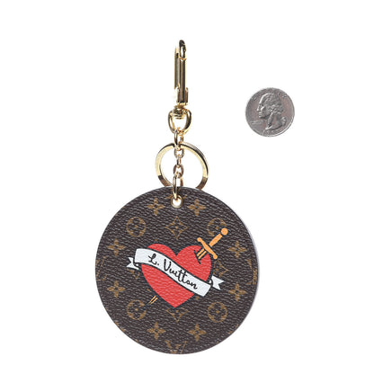 Louis Vuitton Monogram Stories Bag Charm Key Holder 2 of 4