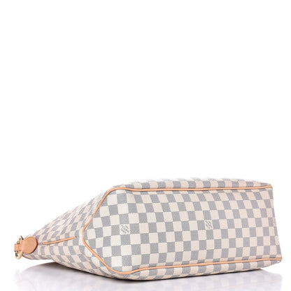 Louis Vuitton Damier Azur Delightful MM Rose Ballerine 4 of 8