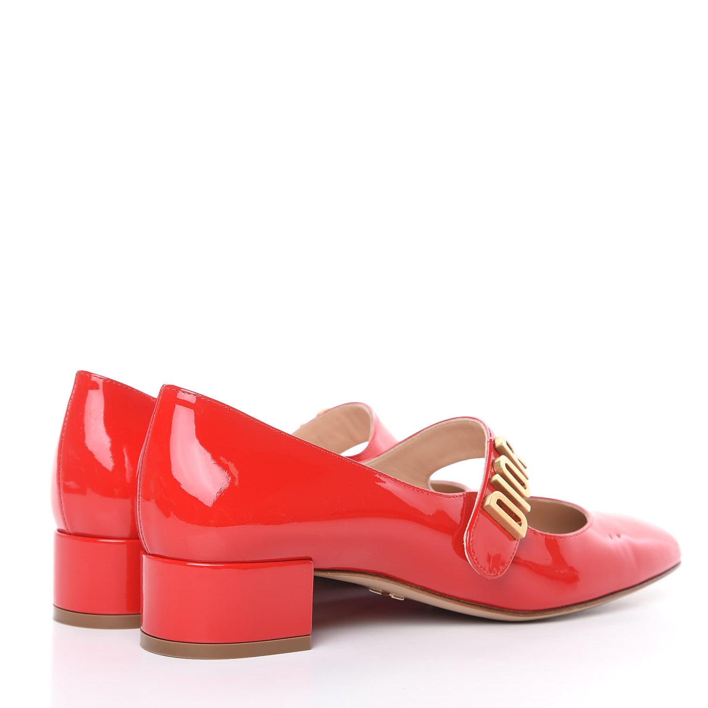 Patent Baby-D Ballet Pumps 36.5 Deep Red