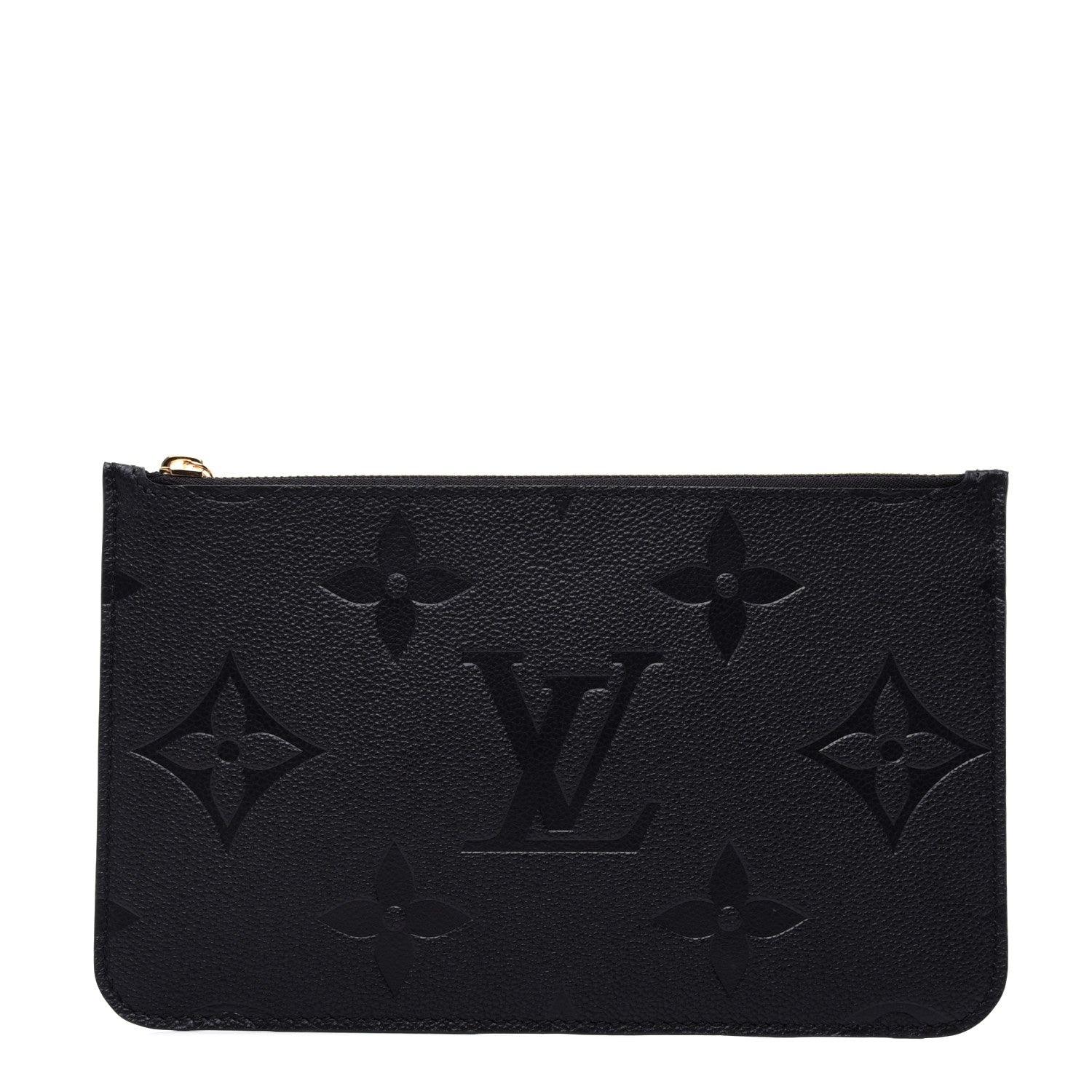 Louis Vuitton Empreinte Monogram Giant Neverfull MM Pochette Black 1 of 9