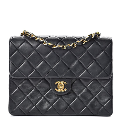 Chanel Lambskin Quilted Mini Square Flap Black 1 of 13