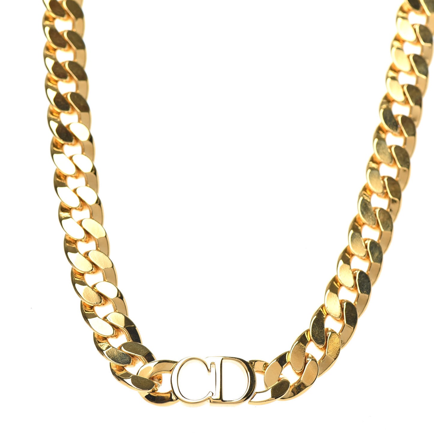Metal Danseuse Etoile Chain Choker Necklace Gold