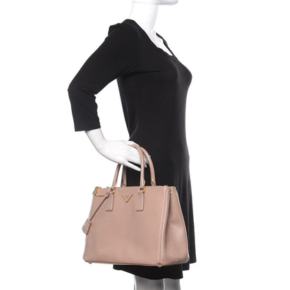Prada Saffiano Medium Galleria Double Zip Tote Cammeo 3 of 11
