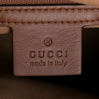 Gucci GG Supreme Monogram Large Linea A Hobo Light Brown 6 of 11
