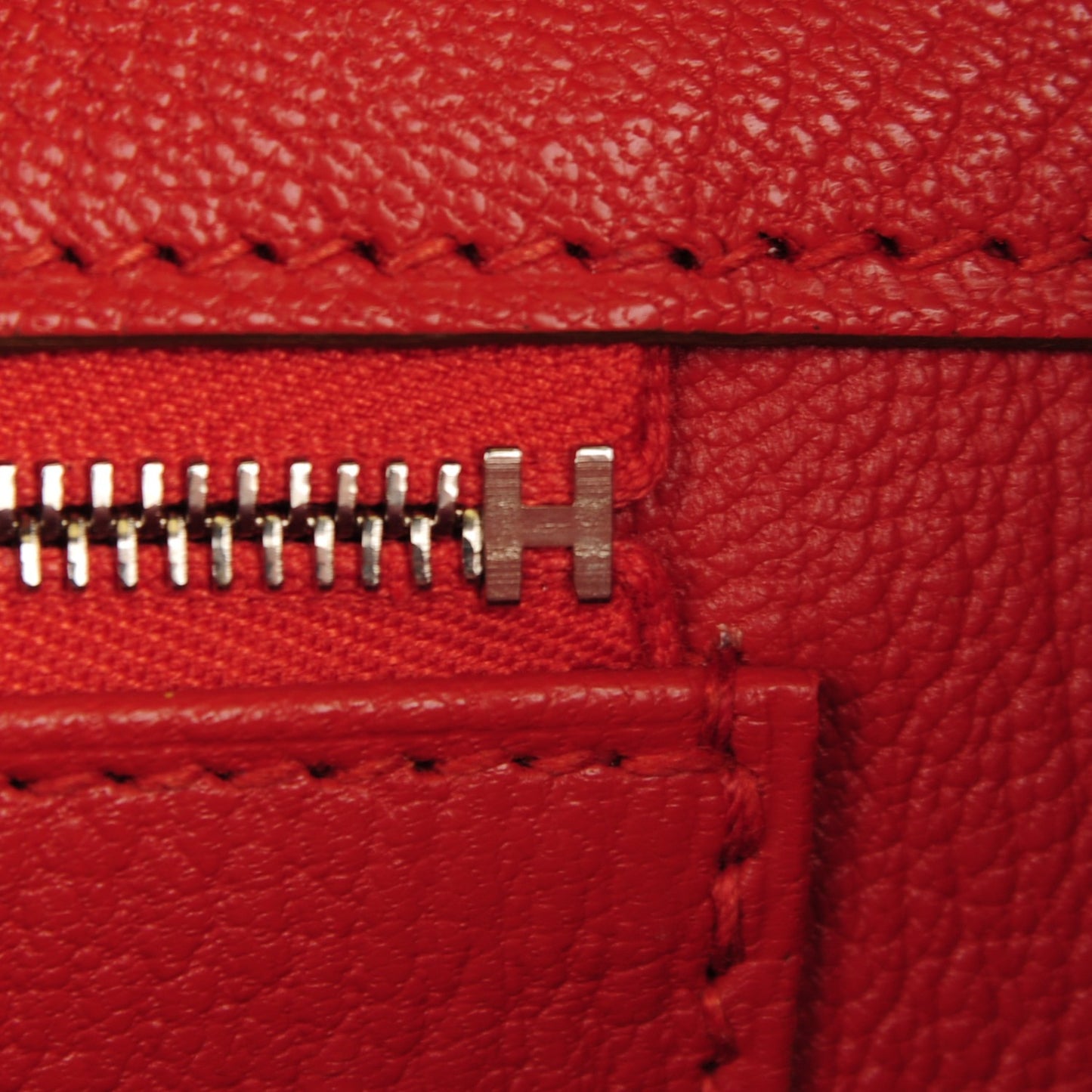 Taurillon Clemence Swift Tri-Color Birkin 35 Sanguine Gris Tourterelle Moutarde