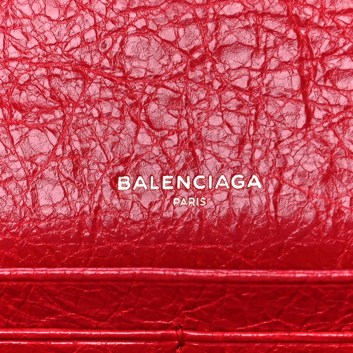 Agneau Classic Hardware Continental Zip Around Wallet Rouge Tango