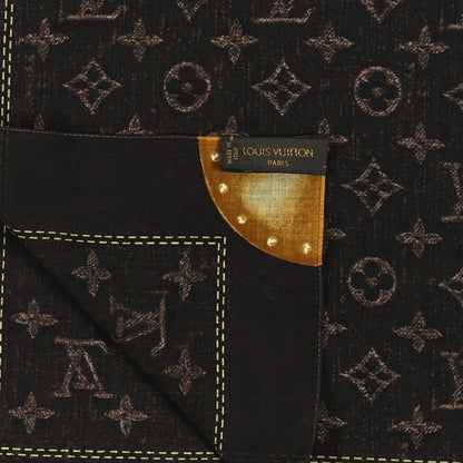 Louis Vuitton Cotton Denim Monogram Scarf Ebene 3 of 3