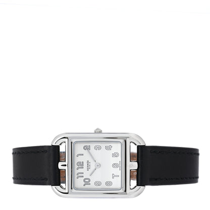 Hermes Stainless Steel Barenia 23mm Cape Cod Quartz Watch Noir 2 of 5