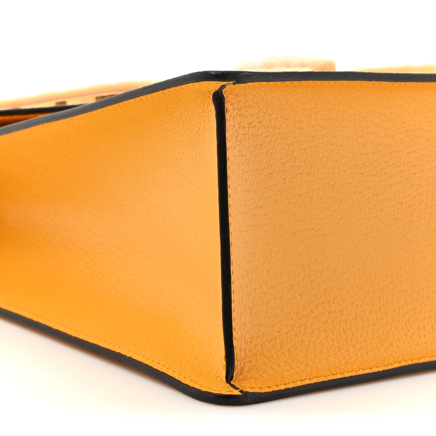 Gucci Textured Calfskin Bamboo Web Medium Falena Moth Top Handle Bag Crop 10 of 15