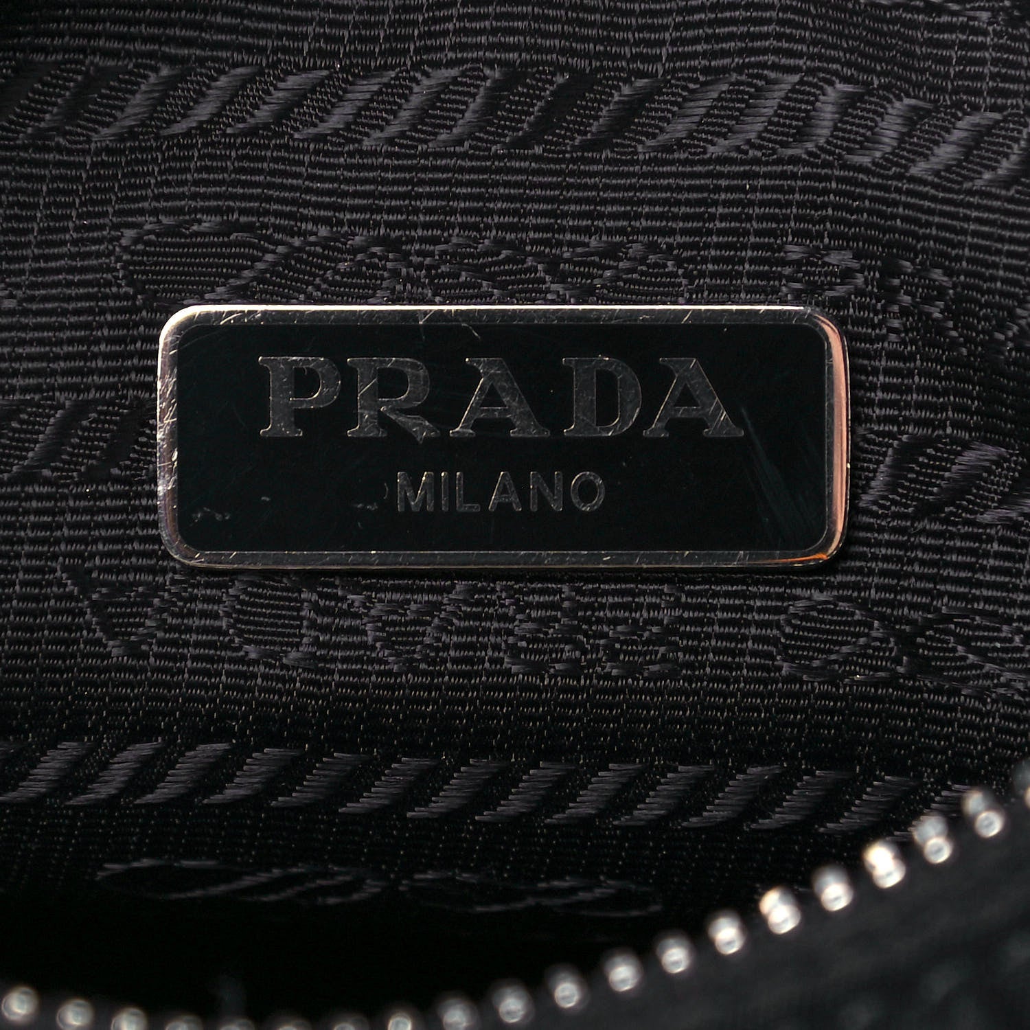 Prada Nylon Re-Edition 2005 Shoulder Bag Black 6 of 14