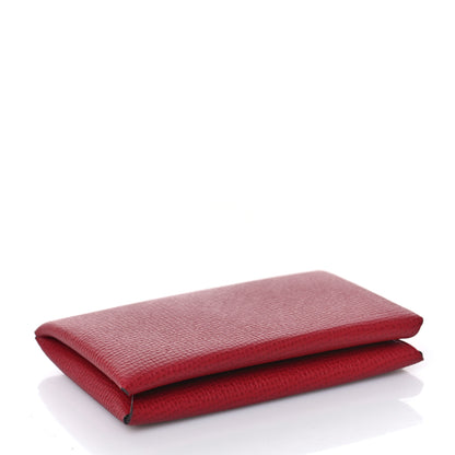 Hermes Epsom Verso Calvi Card Case Rouge Grenat Mauve Sylvestre 5 of 10