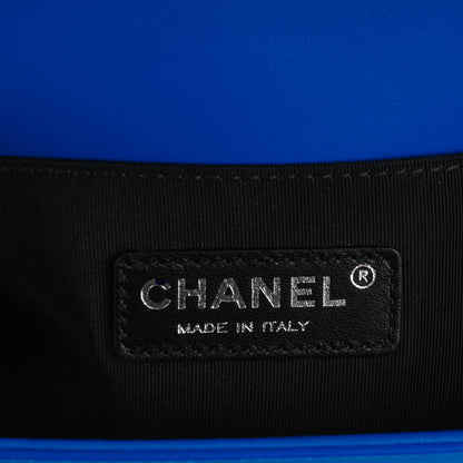 Chanel Patent Calfskin Small Boy Flap Plexiglass Blue 7 of 8