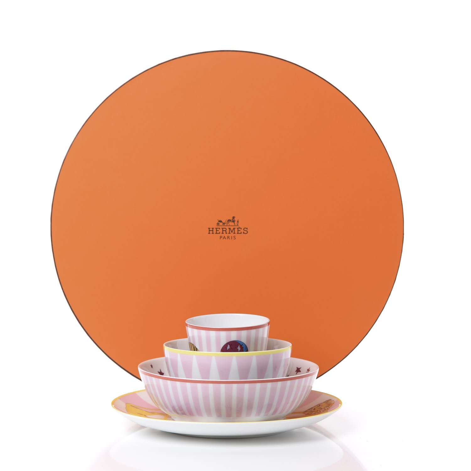 Hermes Porcelain Circus Set of 4 9 of 9