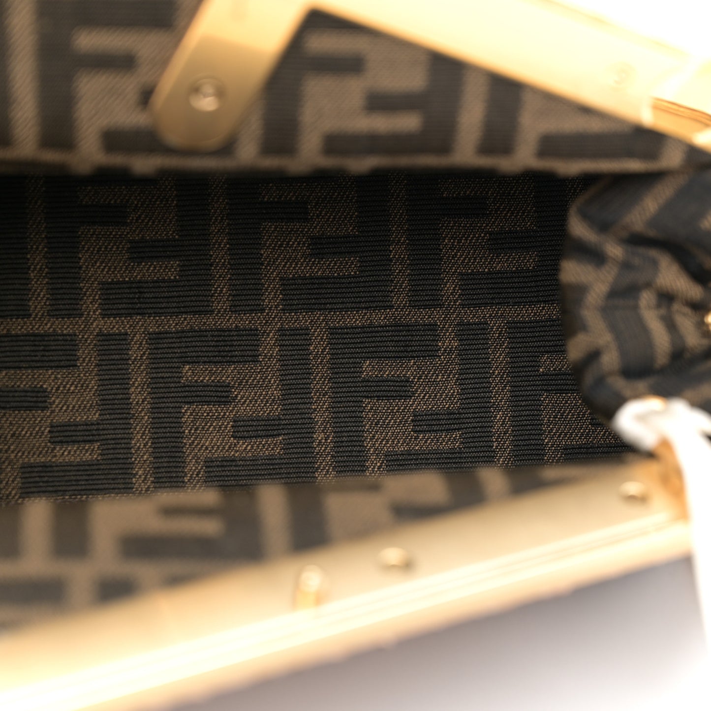 Snakeskin Small Fendi First Light Pink