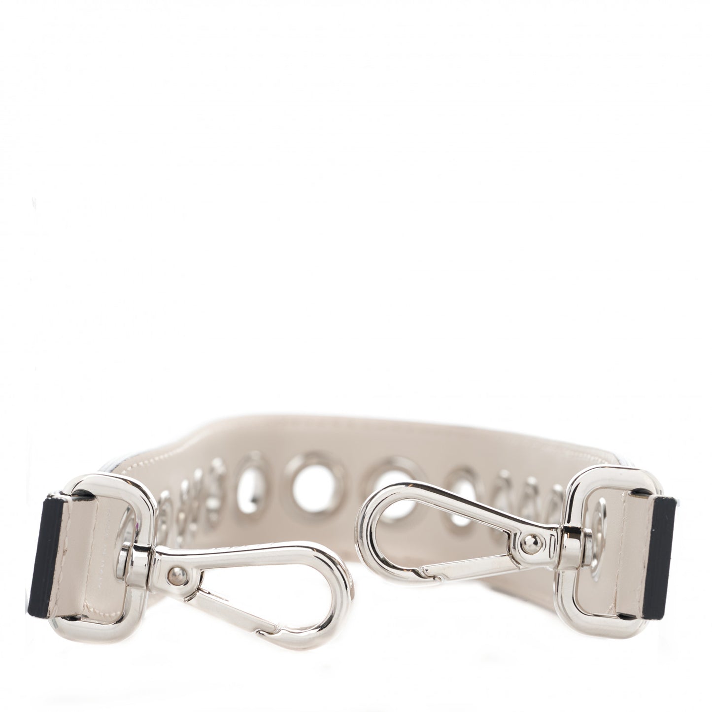 Vitello Liberty Grommet Bi-Color Mini Strap You Black Camelia