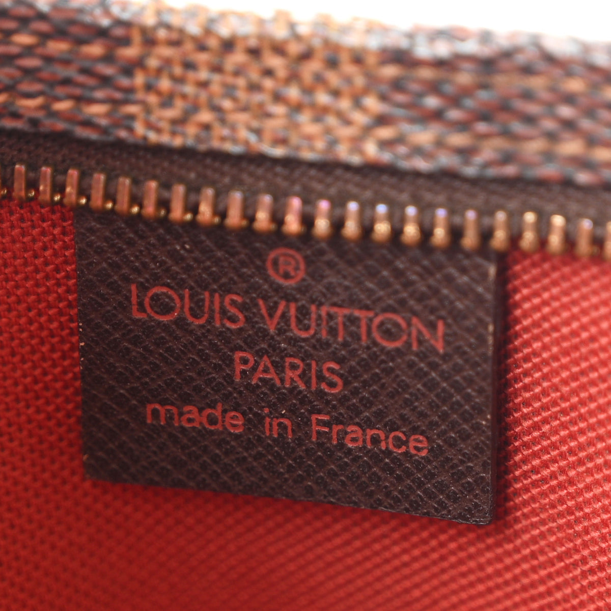 Louis Vuitton Damier Ebene Trousse Make Up Bag Pochette 6 of 11
