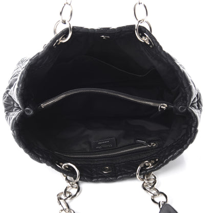 Christian Dior Lambskin Cannage Large Dior Soft Shopping Tote Black 5 of 11