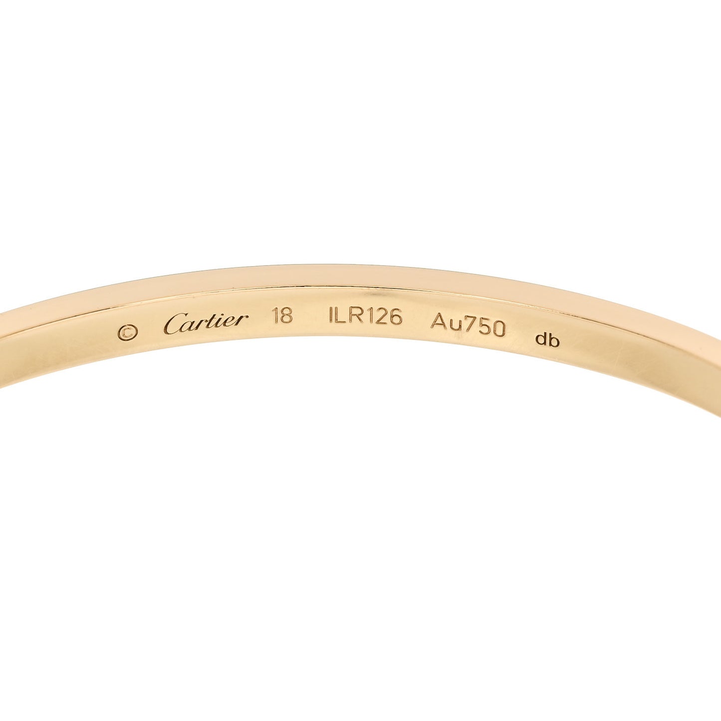 18K Yellow Gold Small LOVE Bracelet 18