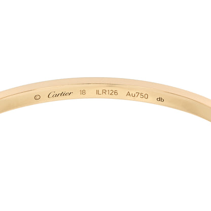 Cartier 18K Yellow Gold Small LOVE Bracelet 18 7 of 8